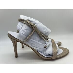 Badgley Mischka Women's Claudette Diamond Evening Heel MP5244 Size 10 NIB